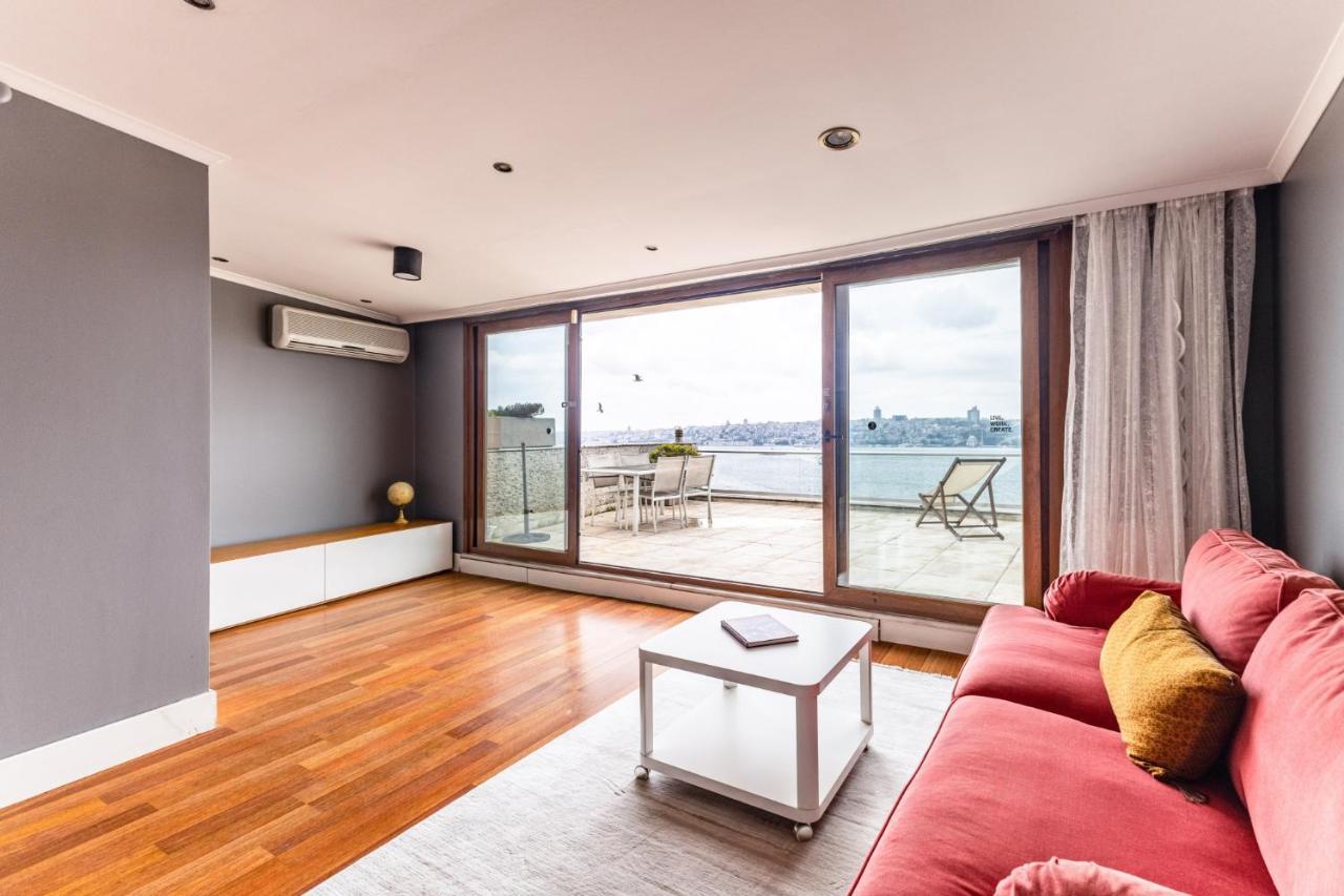Duplex Flat W Panoramic Bosphorus View And Terrace Apartment Istanbul Luaran gambar